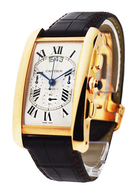 cartier tank americaine xl chronograph|cartier tank watch price.